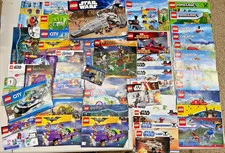 LEGO Instruction Manuals Lot of 58 Mixed Creator, Star Wars, City Super Hero