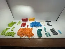 LEGO Lot Of Rail Track System Coaster 116 Pieces 2 Lbs Clean Unused Adult Owned