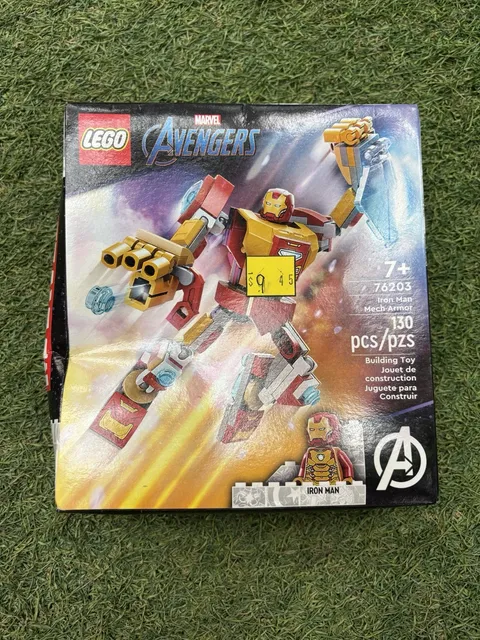 LEGO 76203 Marvel Super Heroes Avengers Iron Man Mech Armor - Sealed Damaged Box