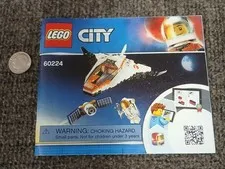 LEGO City 60224 Space Port Manual Only Satellite Service Mission 