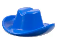 LEGO Blue Minifigure, Headgear Hat, Cowboy 3629 Used Genuine