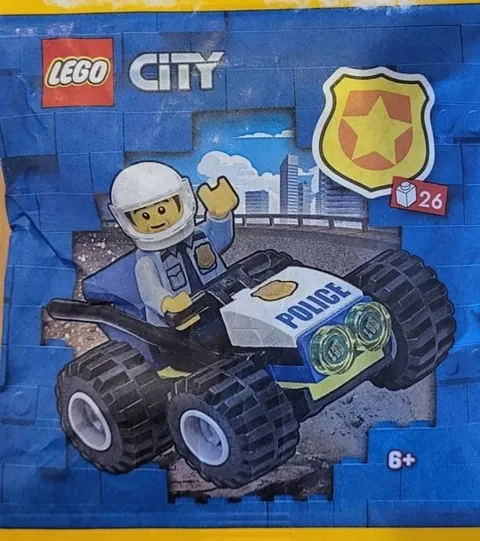 LEGO City Police Buggy Paper Foil Pack Set 952302 (Bagged)