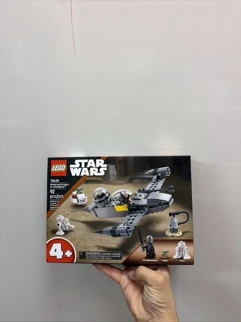 LEGO 75410 Star Wars Mando and Grogu's N-1 Starfighter Building Toy