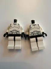 RARE VINTAGE LEGO Star Wars | Clone Trooper (Phase 1) x2 - Item No: sw0058