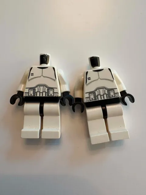 RARE VINTAGE LEGO Star Wars | Clone Trooper (Phase 1) x2 - Item No: sw0058
