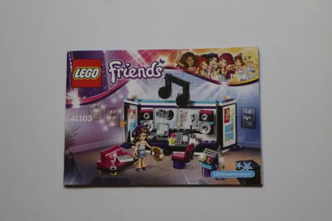LEGO® Friends 41103 Pop Star Recording Studio Instruction Manual Only!