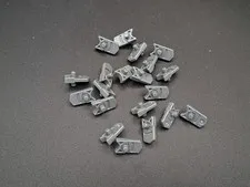 LEGO - 20x - Blaster Part - Projectile Launcher Part - Grey - 15392