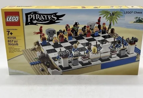 LEGO 40158 Pirates Chess Set Brand New Sealed Box Rare, Retired Set