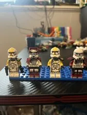 LEGO Star Wars Clone Trooper Minifigure Lot of 4 clones arc/arf
