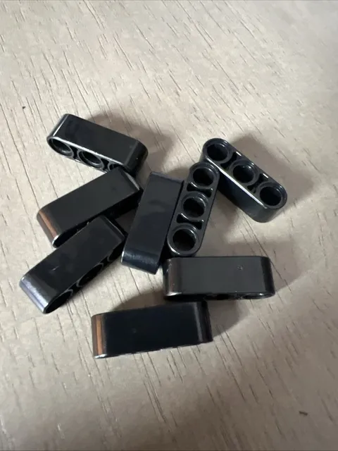 LEGO 32523 Black Technic, Liftarm Thick 1 x 3 - 8 Pieces