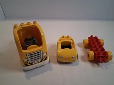 3 LEGO DUPLO vehicles  READ