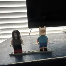 Official Lego Adventure Time Mini Figures. Marceline And Fin The Human.