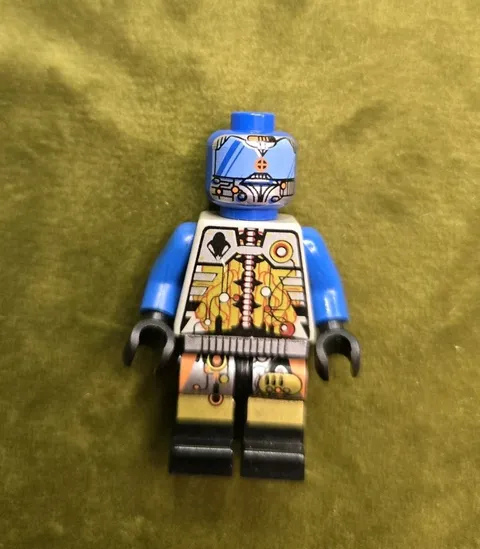 Tecdroid Ufo Blue Droid Lego Minifigure Vintage Authentic 