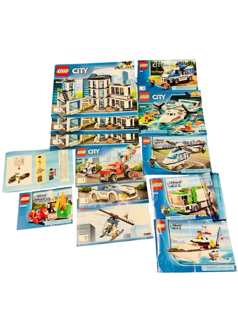 Lego City Instruction Booklets Manual Lot 60141 60000 4432 4642 7741 60164 4441