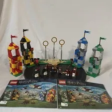 LEGO Harry Potter Quidditch Match (75956)-Complete W/minifigs, Manuals, Stickers