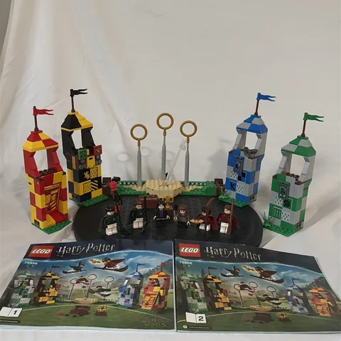 LEGO Harry Potter Quidditch Match (75956)-Complete W/minifigs, Manuals, Stickers
