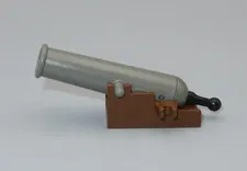 LEGO Pirates Cannon classic dark gray & classic brown base minifigure weapon #3
