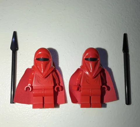 LEGO Star Wars Red Royal Guards w/ red arms, red hands (2pc) Pre Used