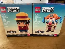 Lego BrickHeadz Netflix One Luffy & Buggy 40800 & 40799 MISB BRAND NEW
