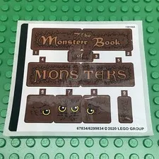 LEGO Sticker Sheet for Set 30628 The Monster Book of Monsters New Authentic
