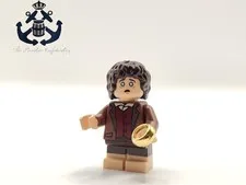 LEGO Lord of the Rings Minifigure Frodo Baggins + Ring lor131 From Barad-dûr