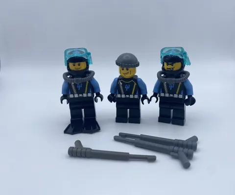 Lego Aqua Raider Divers aqu025 etc Mini Figures Lot of 3- Aquazone