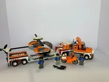 LEGO City #7686 Helicopter Transporter, Complete,  Retired set, READ DESCRIPTION