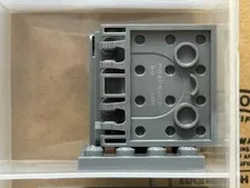 LEGO Parts - Dark Bluish Gray Hinge 3 x 4 Locking 2 Fingers - No 44570 - QTY 5