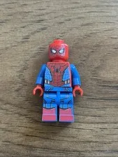 LEGO Spider-Man Minifigure Red Blue Suit Marvel Super Heroes Plastic