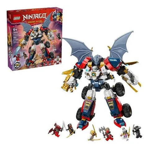 LEGO NinJago 71834 Zane’s Ultra Combiner Mech 4-in-1 Ninja Building Set