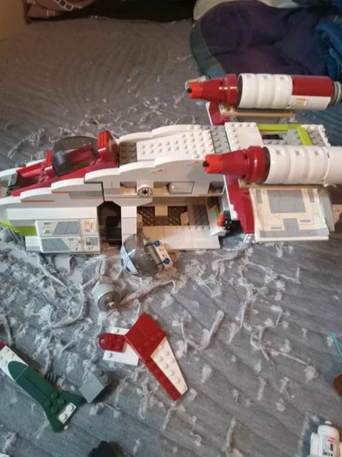 lego star wars lot of 4 – gunship, at-te, ship plus scout walker & pre 2008