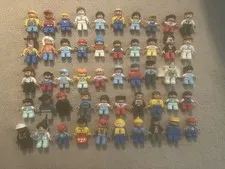 Lego Duplo - Lot Of (50) Figure People Worker Kids Disney Person  Pieces *
