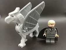 LEGO Harry Potter Draco Malfoy + Buckbeak Minifigures from Set 4750 - Used
