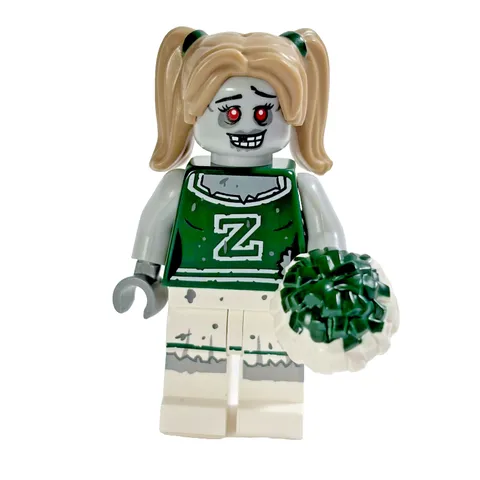 📣 LEGO ZOMBIE CHEERLEADER MINIFIG 🎉 COL218 📣 Minifigure Series 14 Monsters 🎉