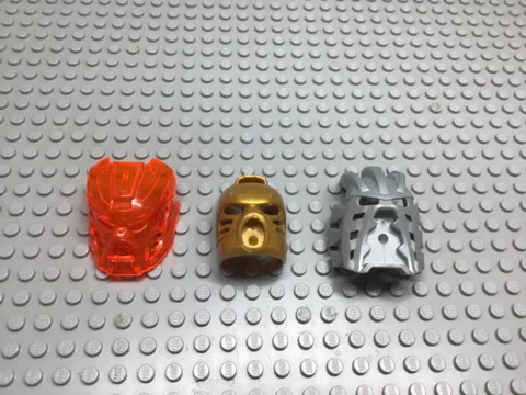 Lego Bioncle Masks. HTF, Rare. VGC See Pictures For Condition.