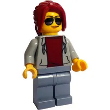 LEGO Speed Champions Race Marshal Minifigure sc075 Flag Pit Crew New Genuine