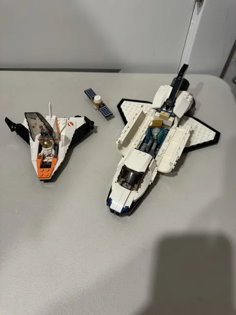 LEGO Space Shuttle Explorer (31066) & Satellite Service Mission (60224) Partial