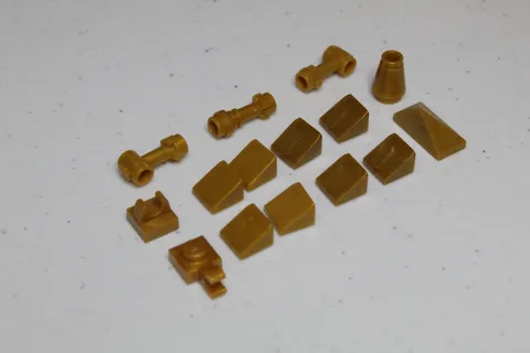 LEGO Various Gold / Pearl Gold Parts