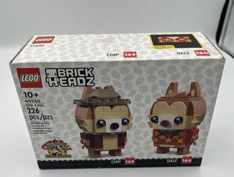 LEGO BrickHeadz Disney Chip & Dale 40550 Rescue Rangers Building Kit - New