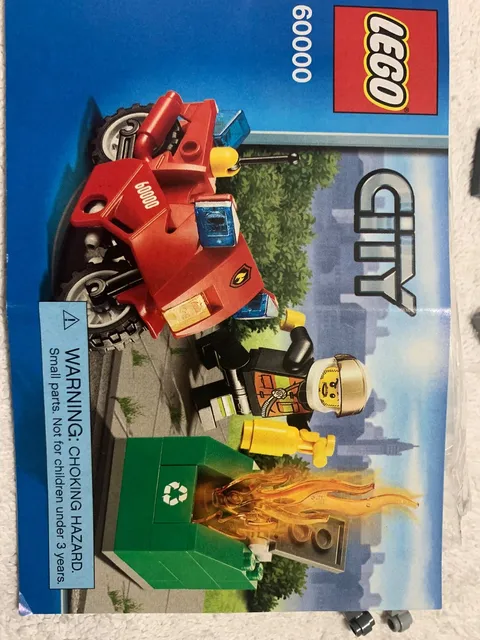 LEGO® CITY: Fire Motorcycle (60000) Instruction Booklet ONLY