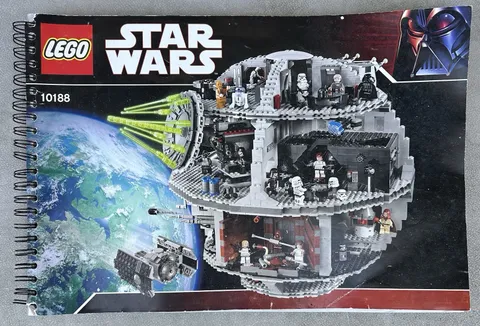 LEGO Star Wars Death Star 10188 Instruction Manual Only – Large 11x16 All Pages