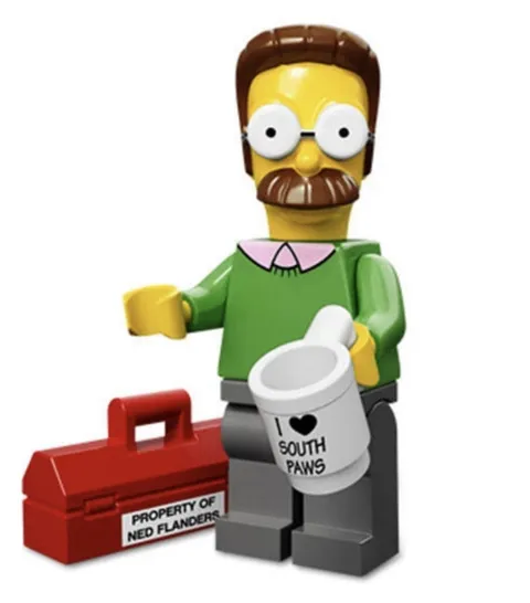 LEGO 71005 The Simpsons NED FLANDERS Minifigure SEALED / Retired