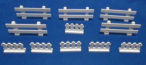 LEGO Parts Pieces Lot #5 (11 Fence Pieces)