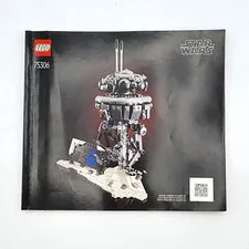 LEGO Star Wars Imperial Probe Droid Set 75306 Instruction Booklet Only