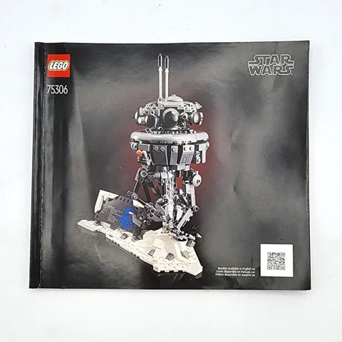 LEGO Star Wars Imperial Probe Droid Set 75306 Instruction Booklet Only