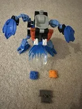 Lego Bionicle GAHLOK Bohrok (8562) Blue - With Canister and Extra Face