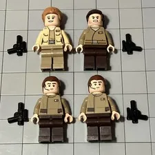 Lego Star Wars Resistance Officers Lot Of 4 Minifigures Force Awakens E9 52