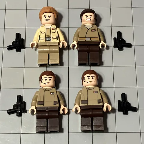 Lego Star Wars Resistance Officers Lot Of 4 Minifigures Force Awakens E9 52