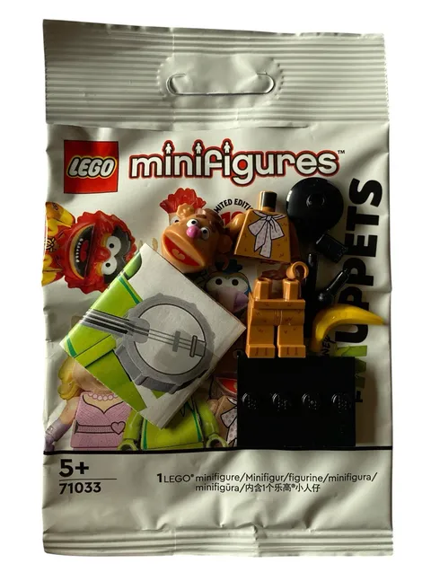 Lego Minifigures Muppets 71033 #7 Fozzie Bear CMF MINI FIGURE RETIRED Complete