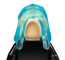 OFFICIAL LEGO Unreleased Monochrome Star Wars Jedi Sith Trans Light Blue Hood